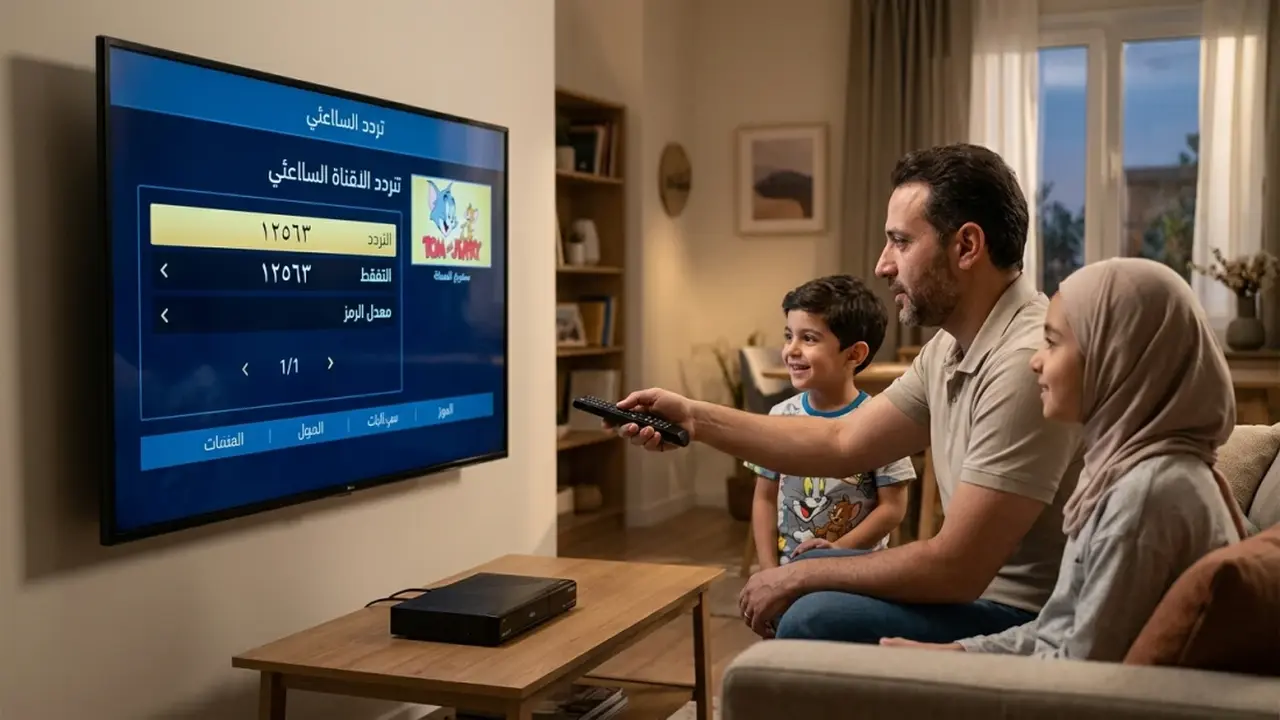 أحدث تردد لقناة توم وجيري وكيفية ضبط الرسيفر بشكل صحيح